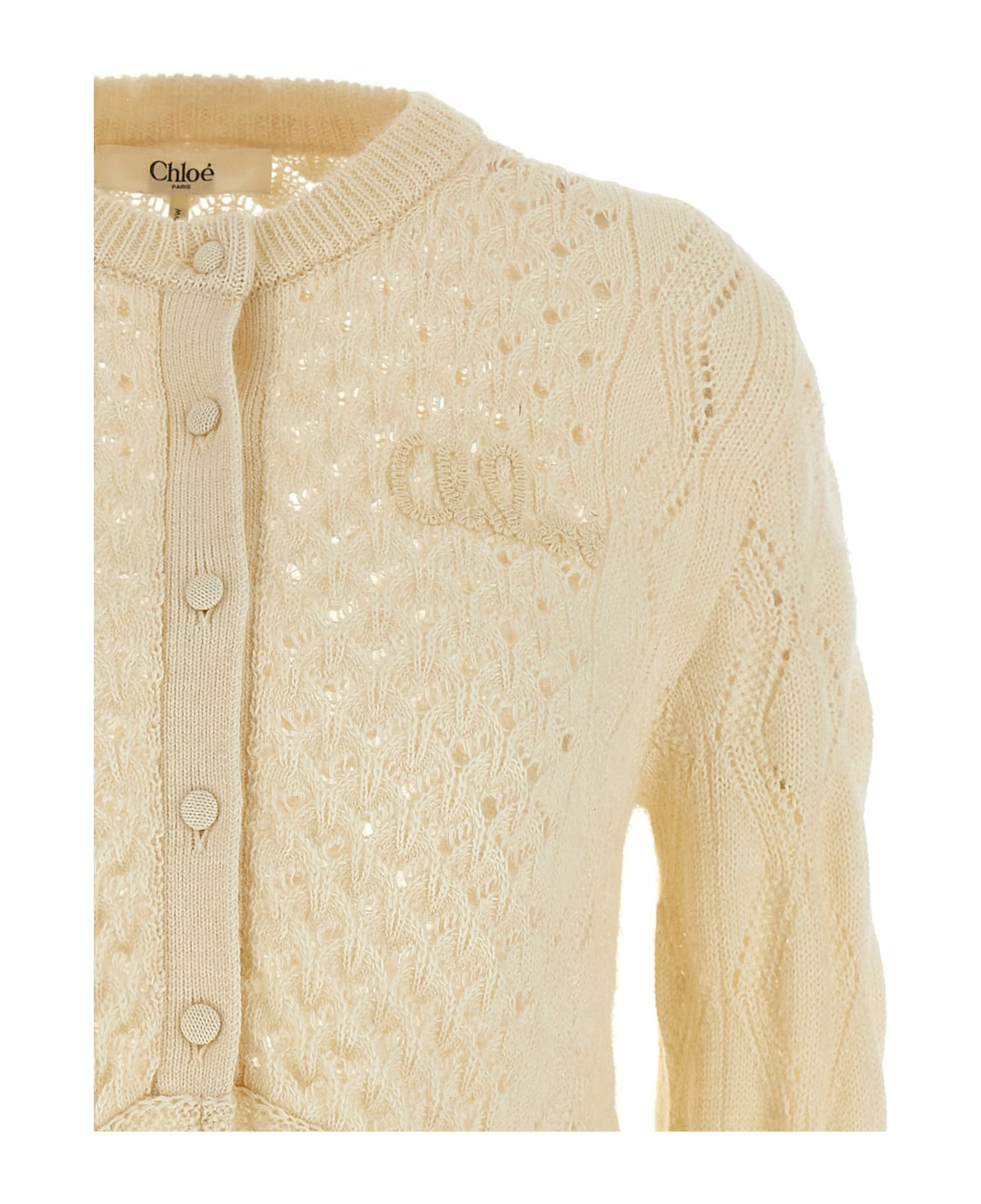 Pointelle Cardigan - 3