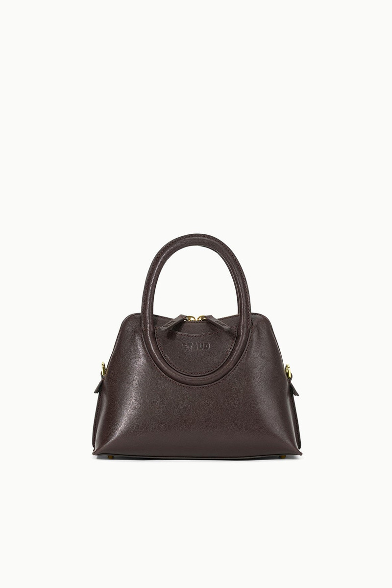 STAUD NAOMI MINI SATCHEL ESPRESSO 3