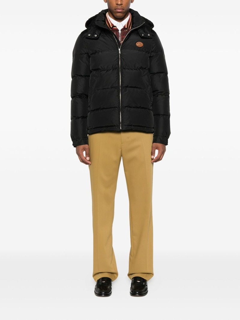 Valentino quilted hooded jacket outlook
