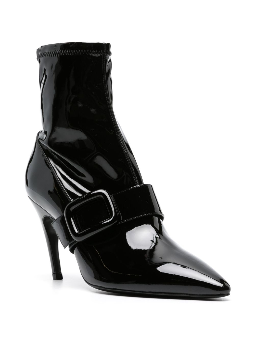 Viv 100mm patent-leather ankle boots - 2