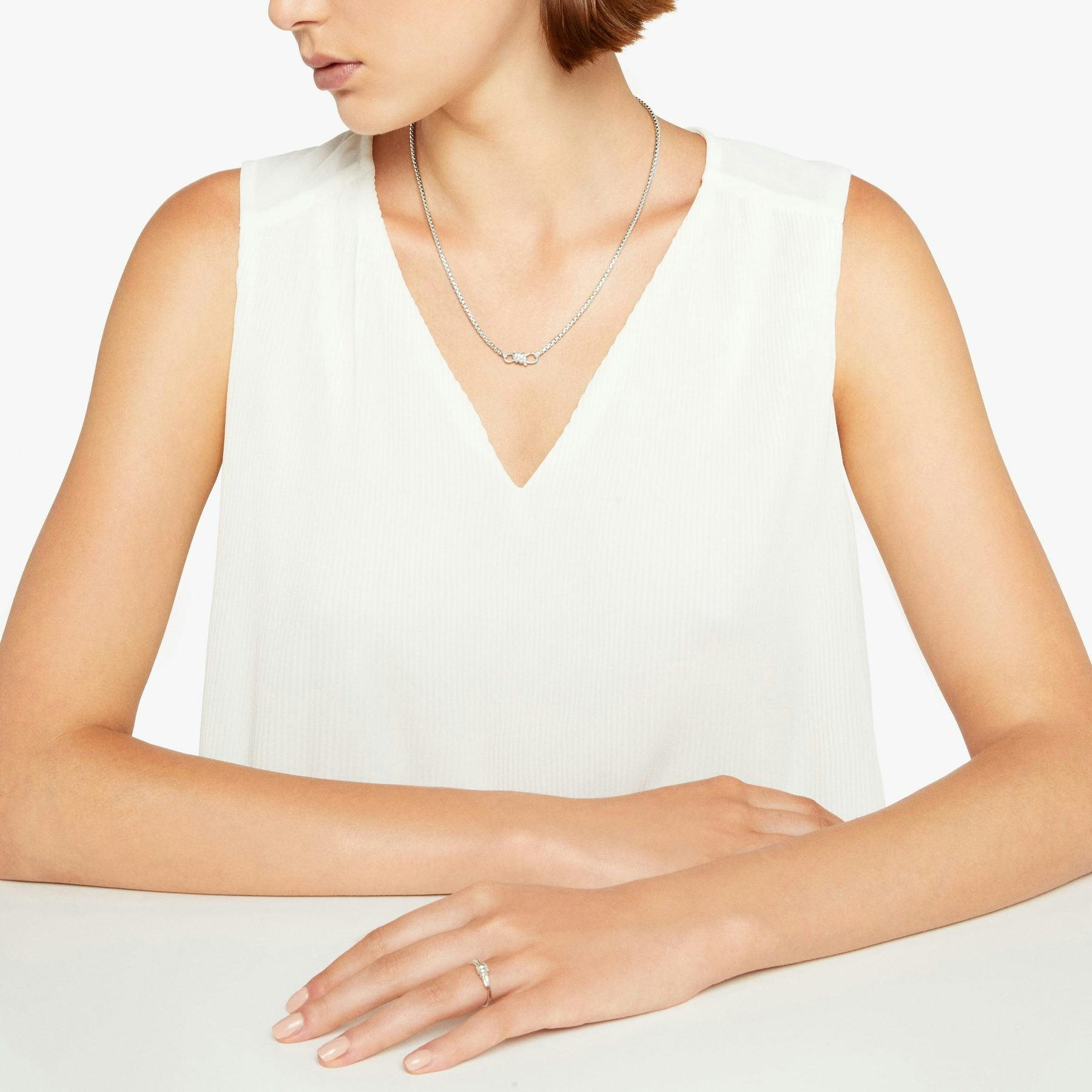 SILVER NODO NECKLACE - 3
