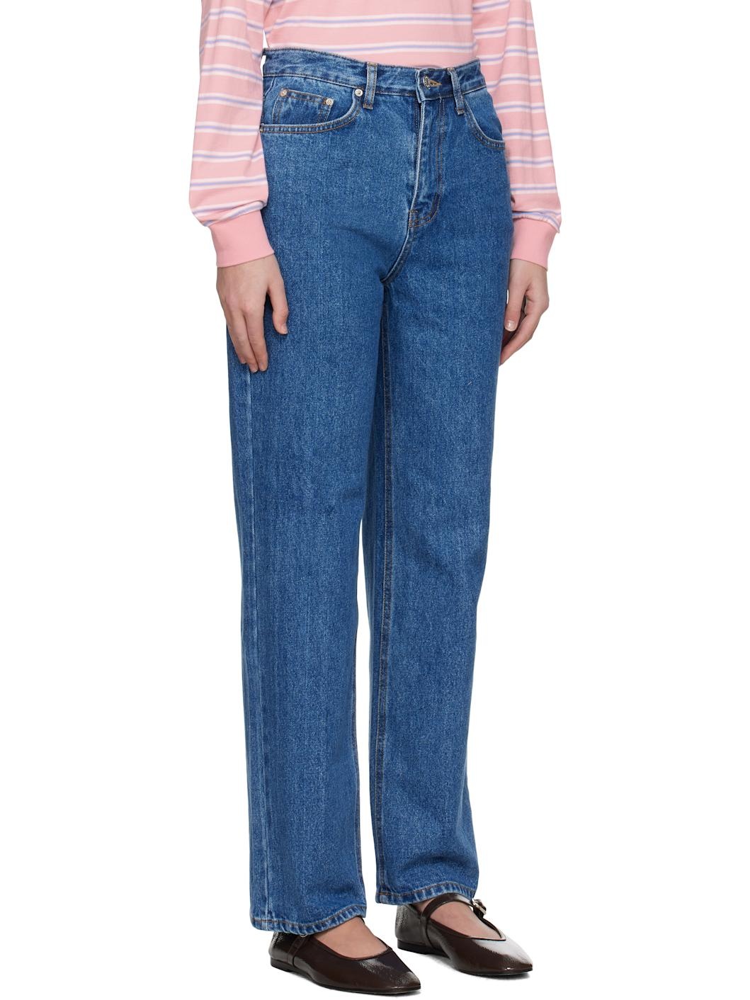 Blue Loose Fit Jeans - 2