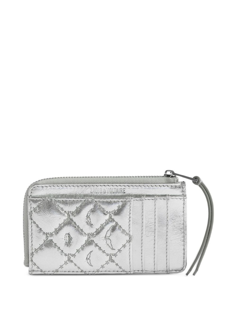 Zadig & Voltaire diamond-pattern wallet outlook