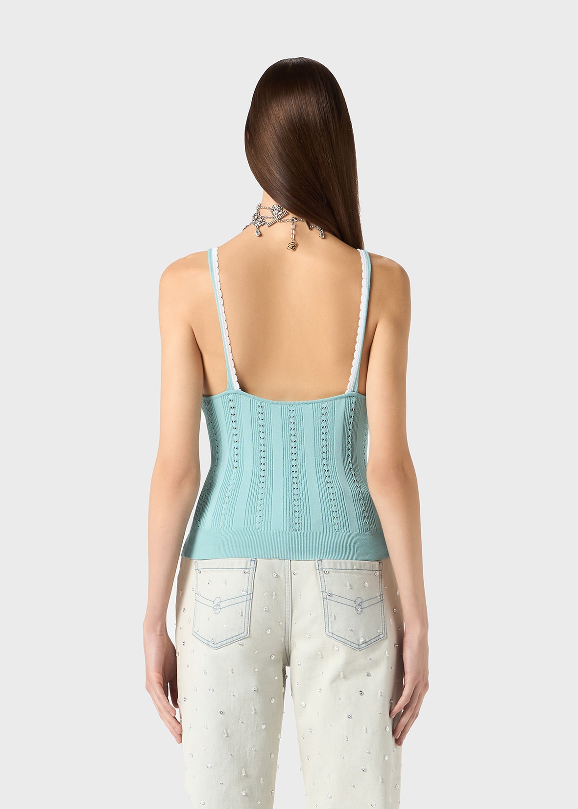 PERFORATED KNIT TOP - 4