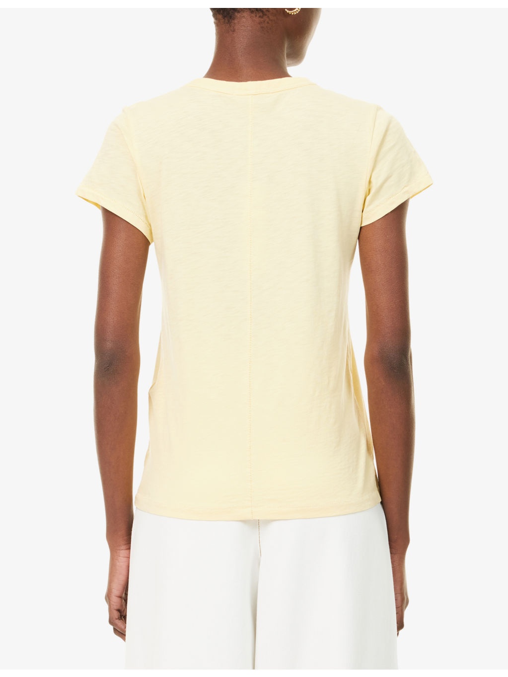 The Slub exposed-seams cotton T-shirt - 4