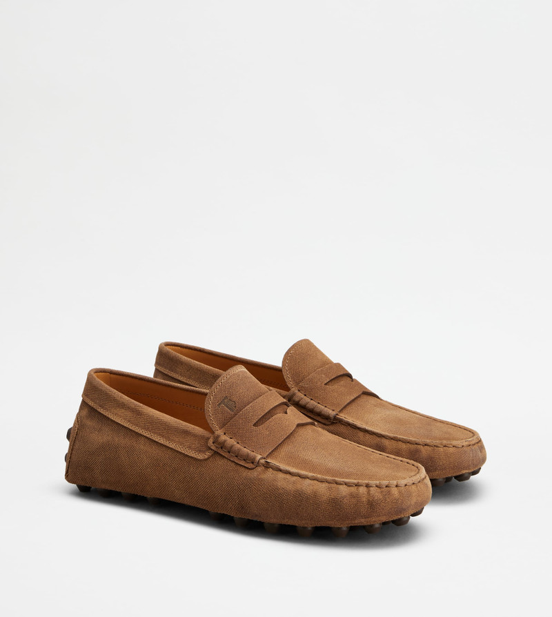 GOMMINO BUBBLE LOAFERS IN SUEDE - BROWN 2