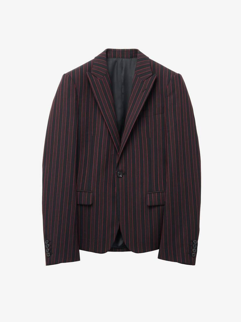 Shadow Stripe Single-breasted 재킷 - 1