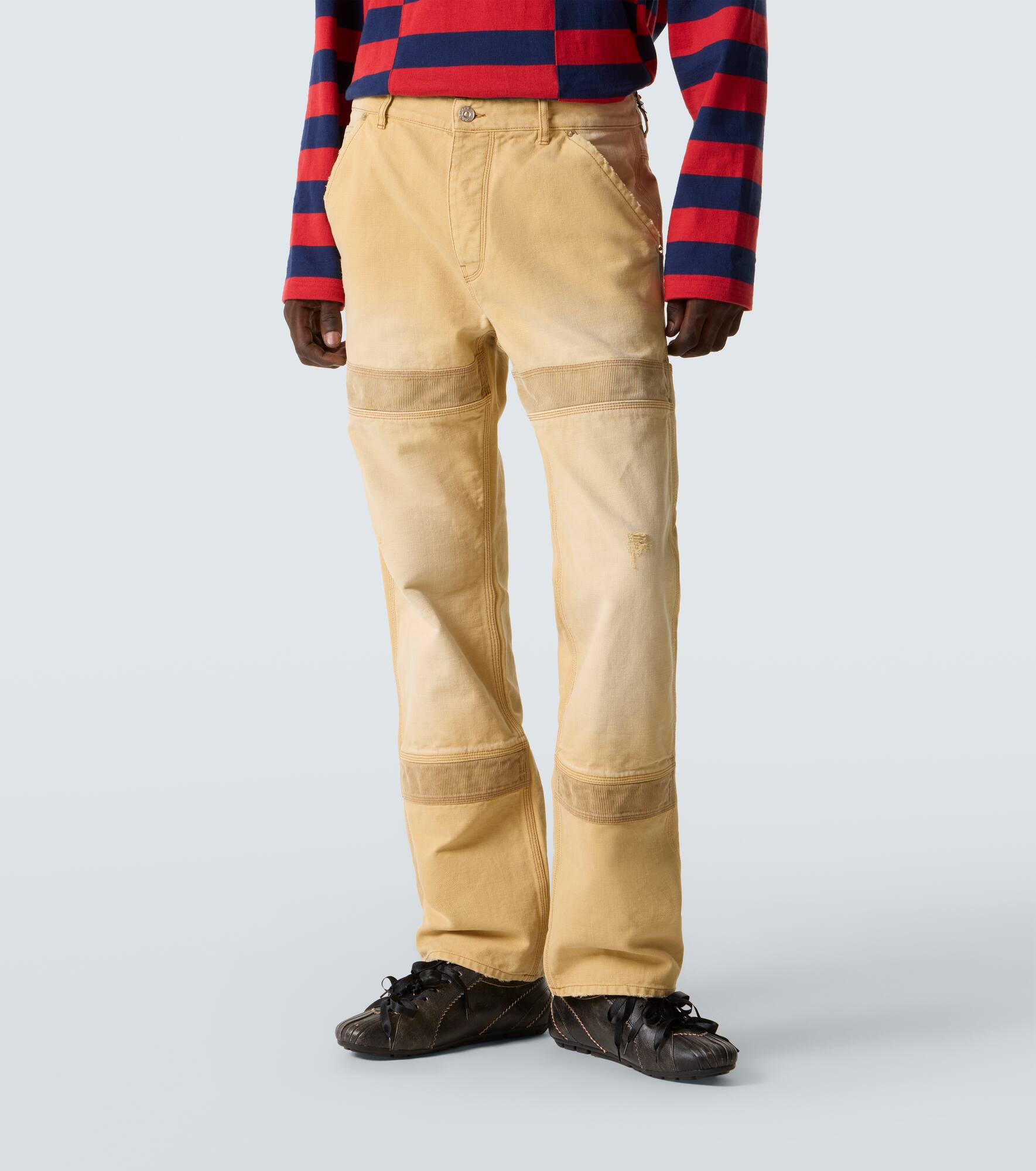 Sierra cotton canvas straight pants - 3
