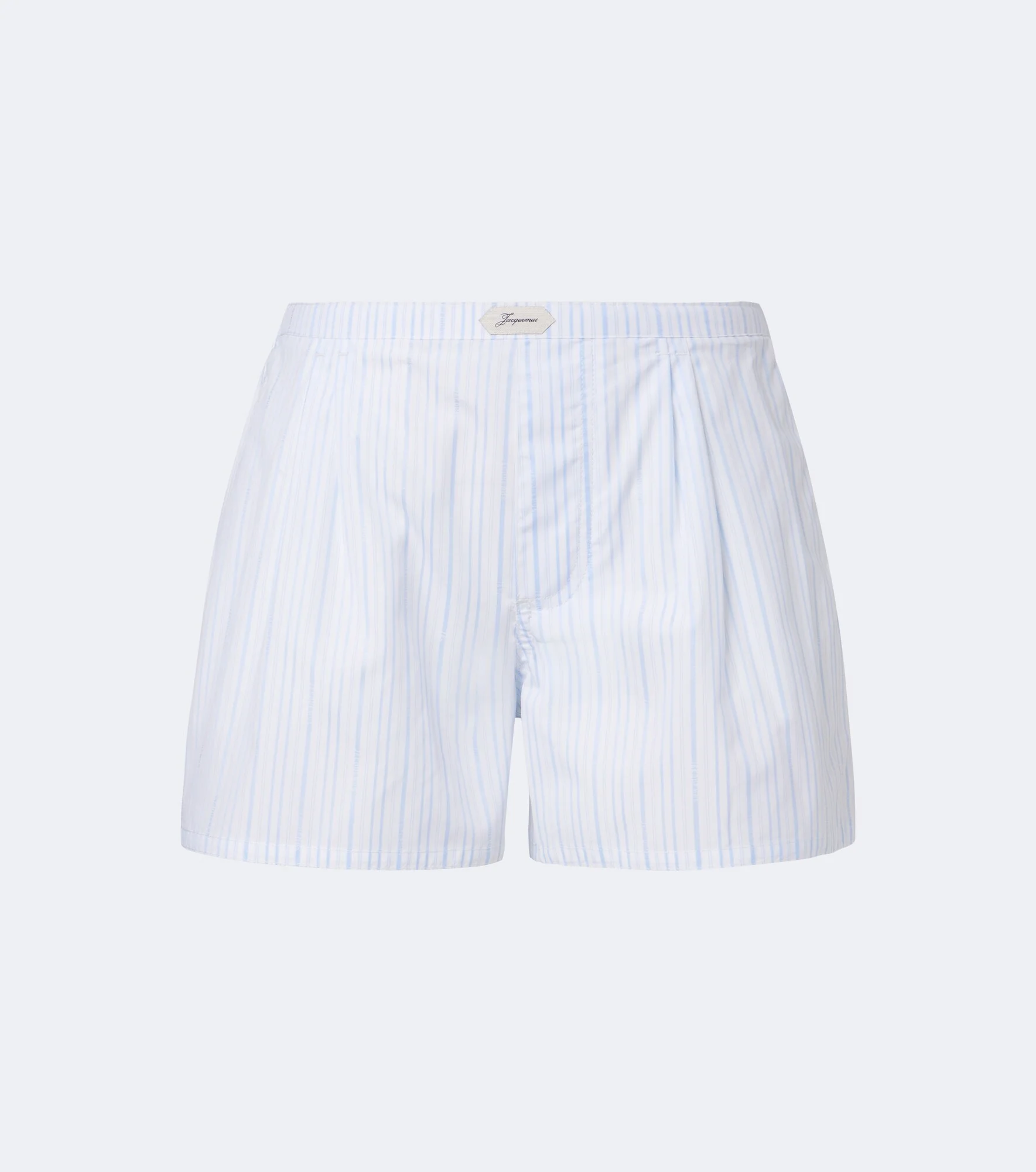 Amelo striped cotton poplin shorts - 1