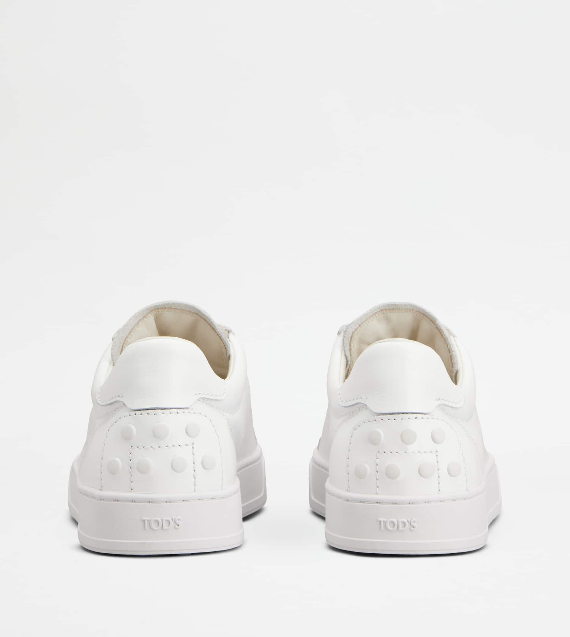 Tod's SNEAKERS IN LEATHER - WHITE | REVERSIBLE
