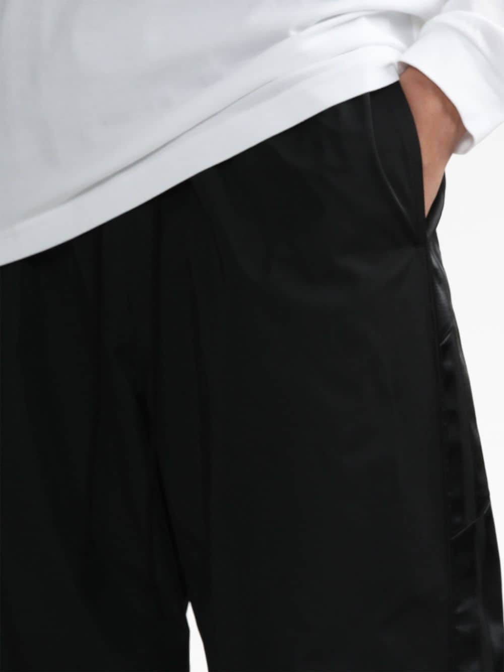 panelled tapered trousers - 5
