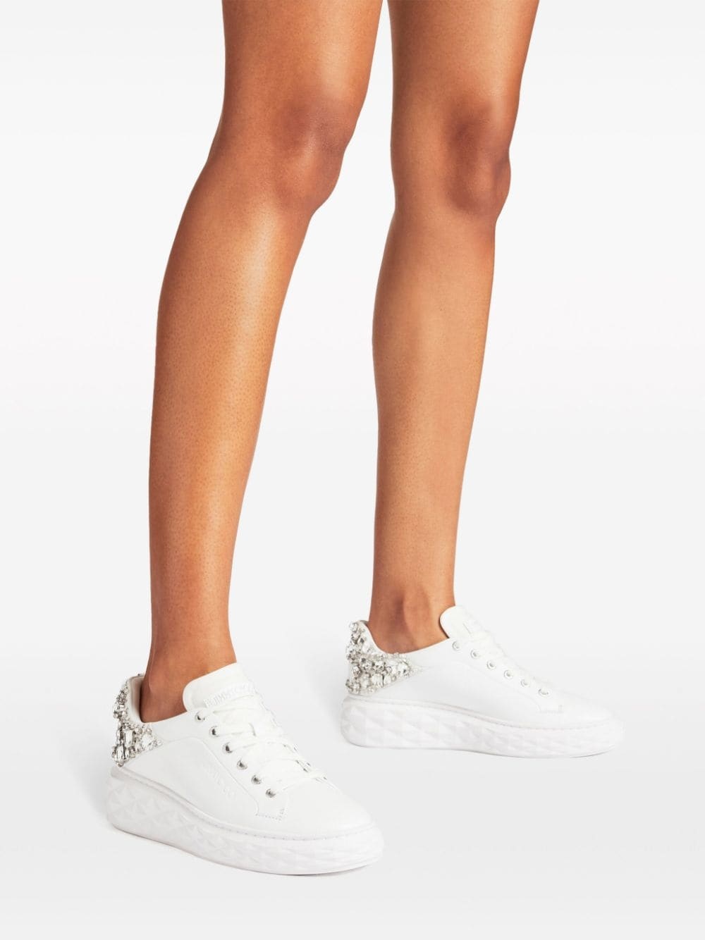 Diamond Maxi crystal-embellished sneakers - 7