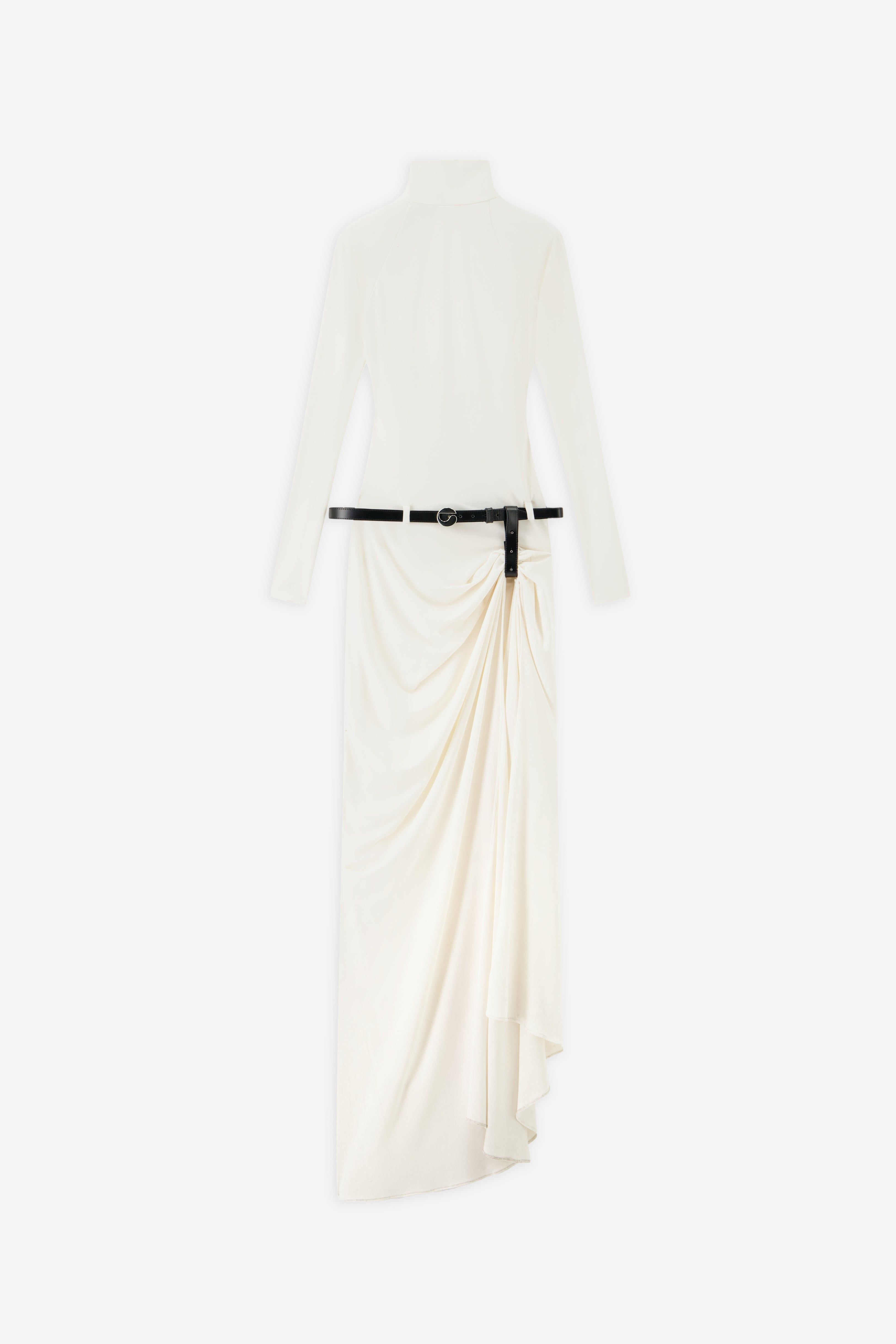 Long Sleeve Suspended Dress - 1