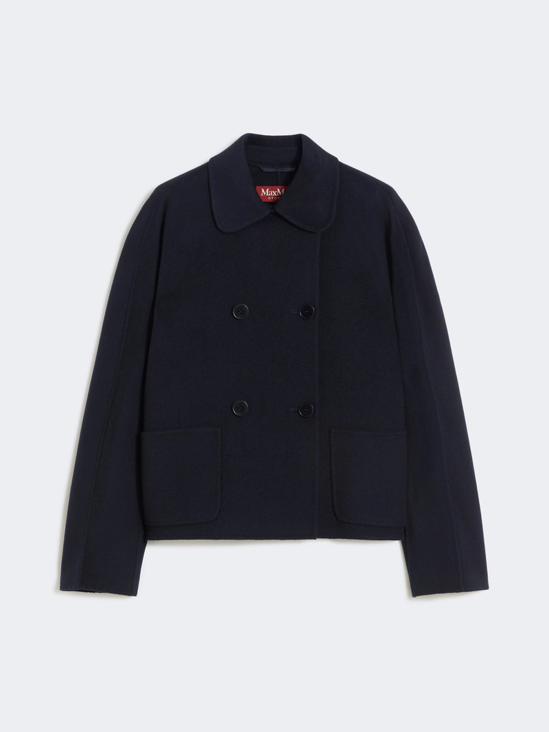 EDEN Wool, cashmere and silk boxy jacket - NAVY 6