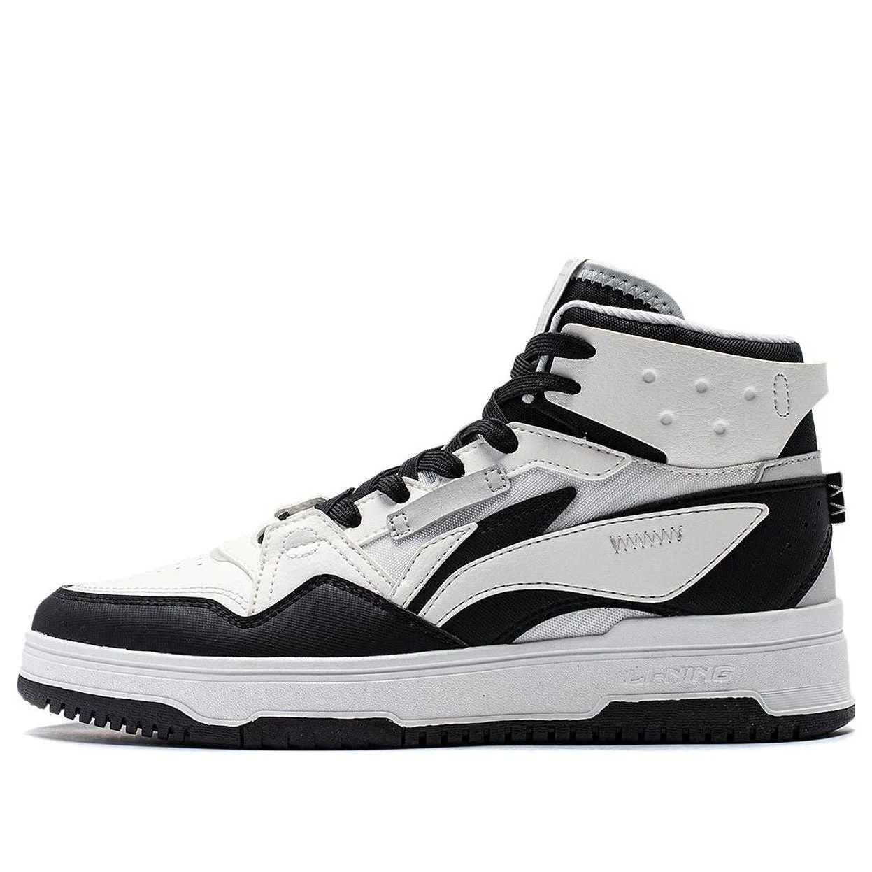 (WMNS) Li-Ning San Yuan 2.0 High 'Black White' AGCT346-1 - 1