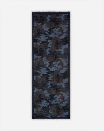 Lanvin CAMOUFLAGE CASHMERE SCARF outlook