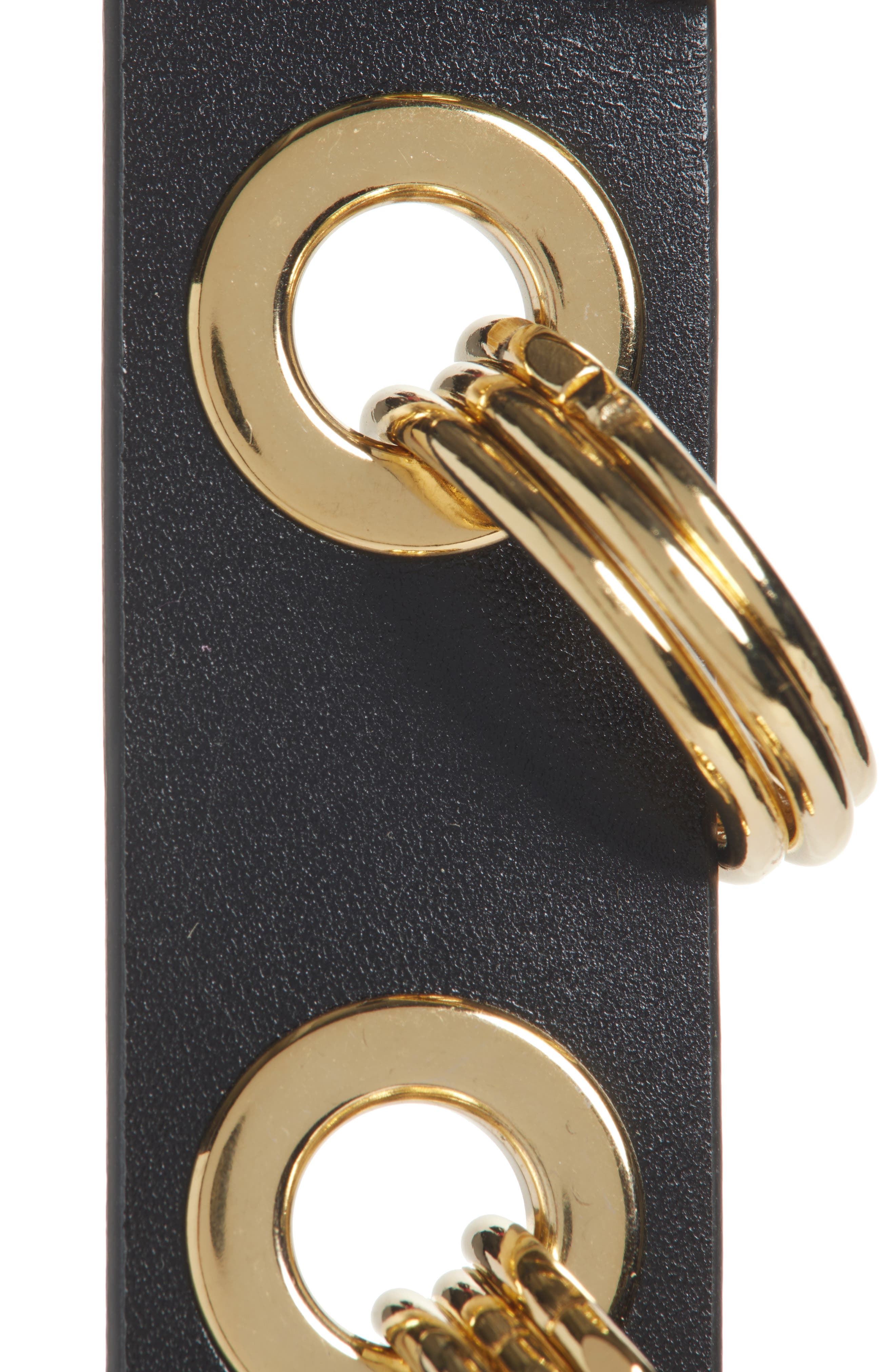 Déhanche Revenge Leather Belt in Black/Gold at Nordstrom - 2