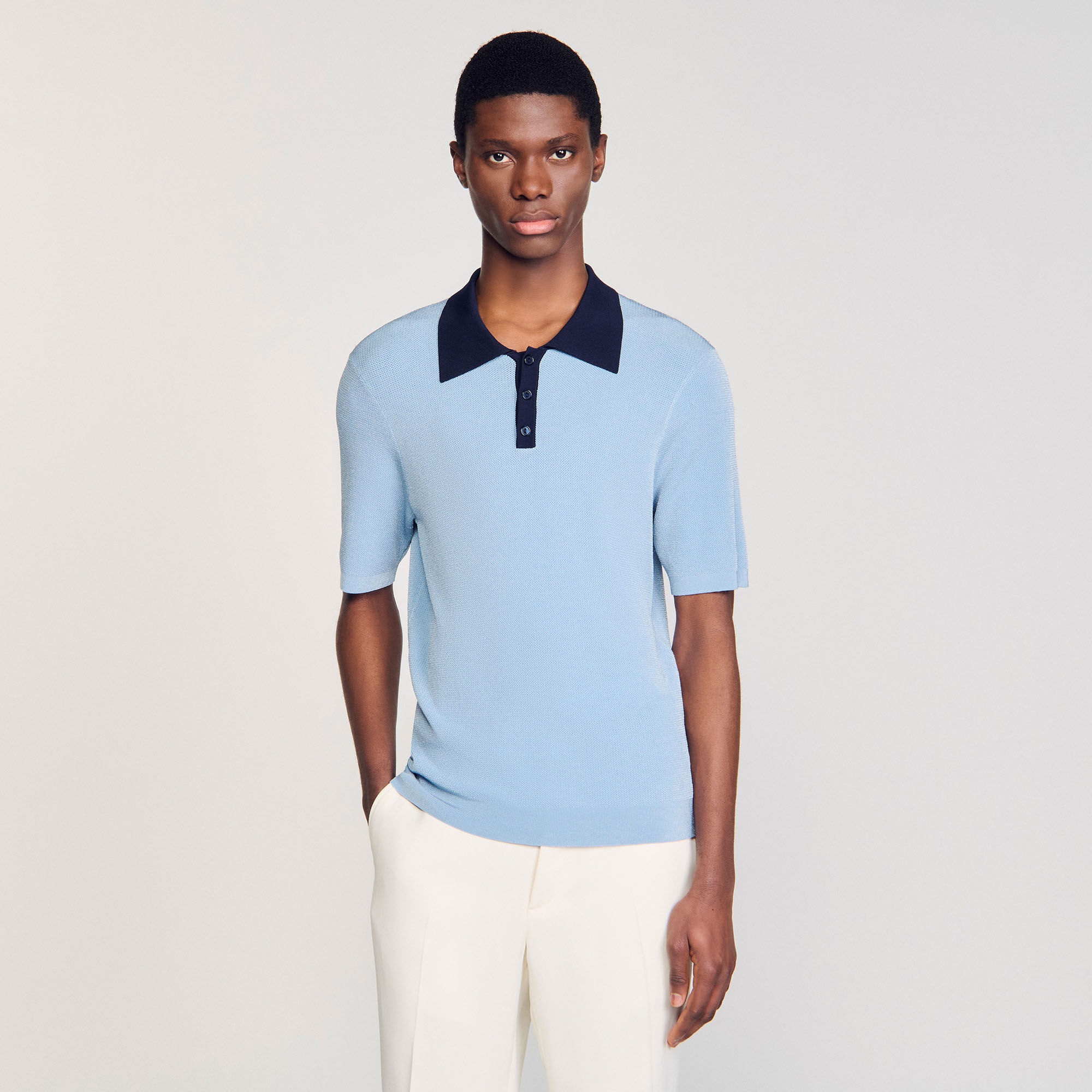 TWO-TONE POLO SHIRT - 4