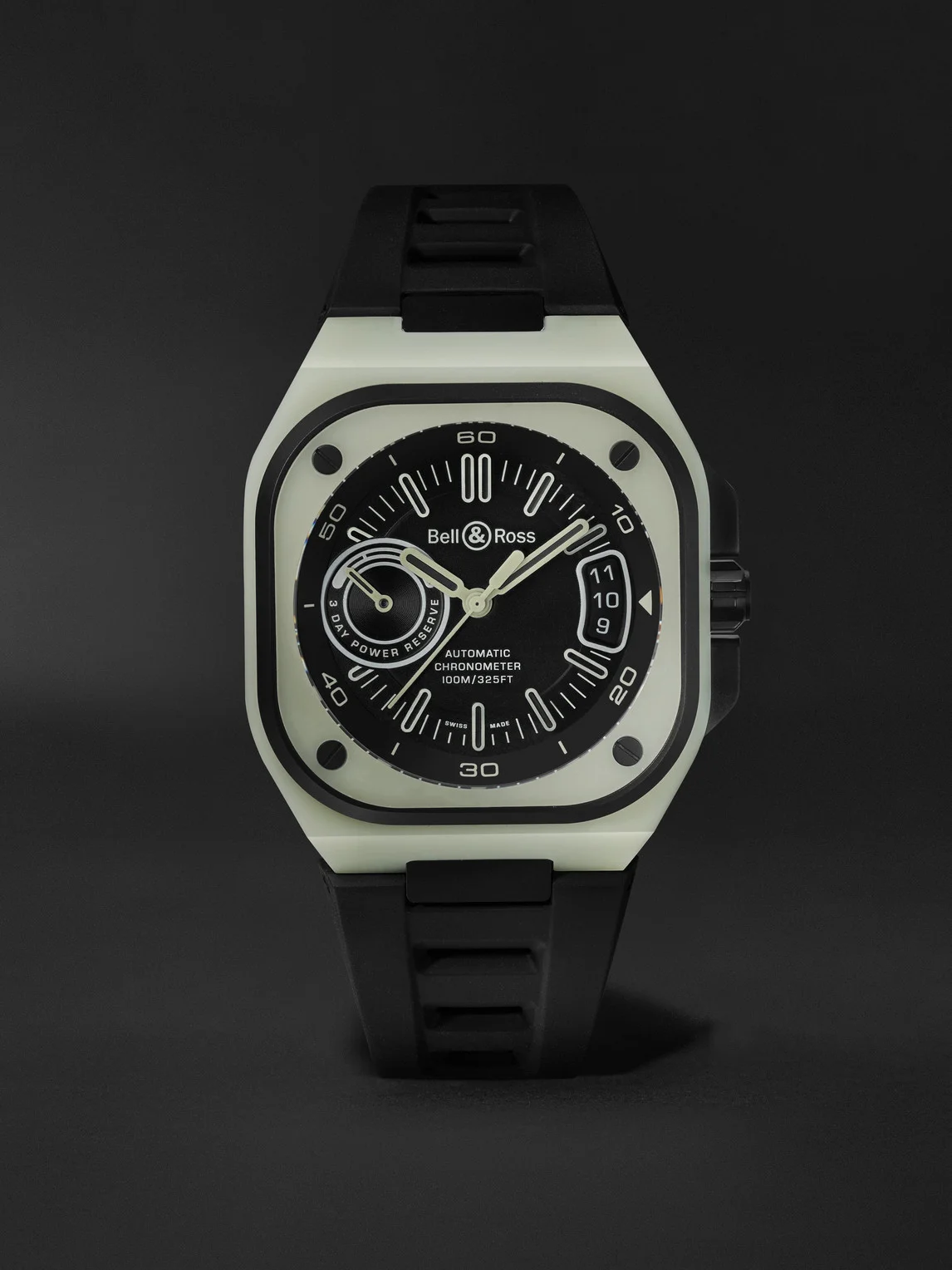 BR-X5 Limited Edition Automatic Titanium and Fibreglass Watch, Ref. RX5R-LUM_TC/SRB - 1