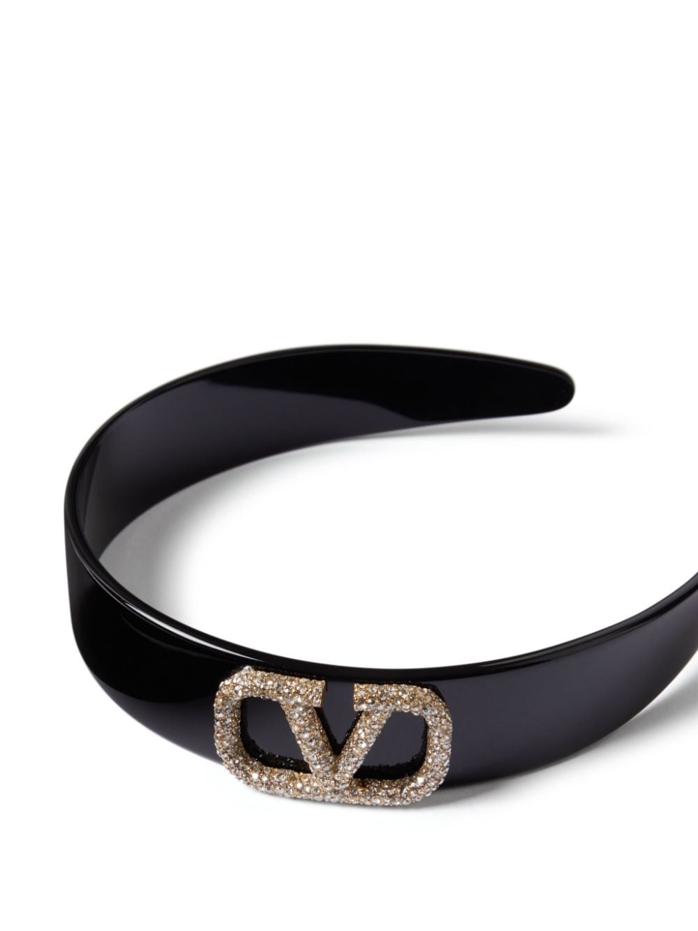 VLogo Signature crystal-embellished headband - 4