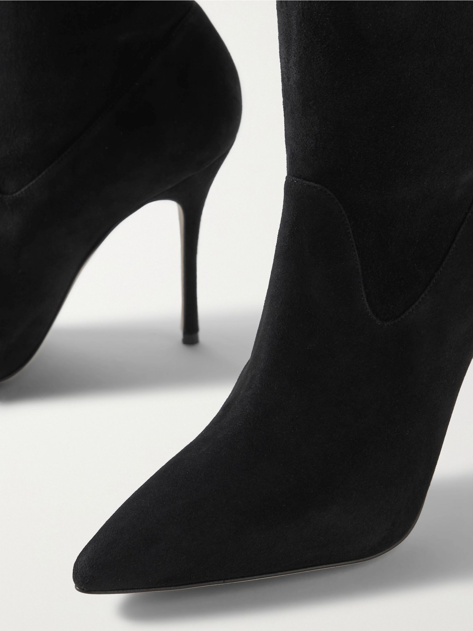 Pascalarehi 105 suede over-the-knee boots Black - 4
