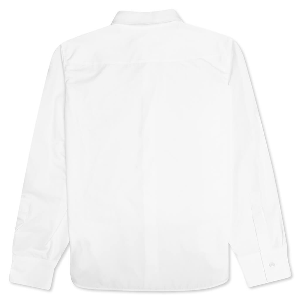 JIL SANDER HEAVY ORGANIC SHIRT - WHITE - 2