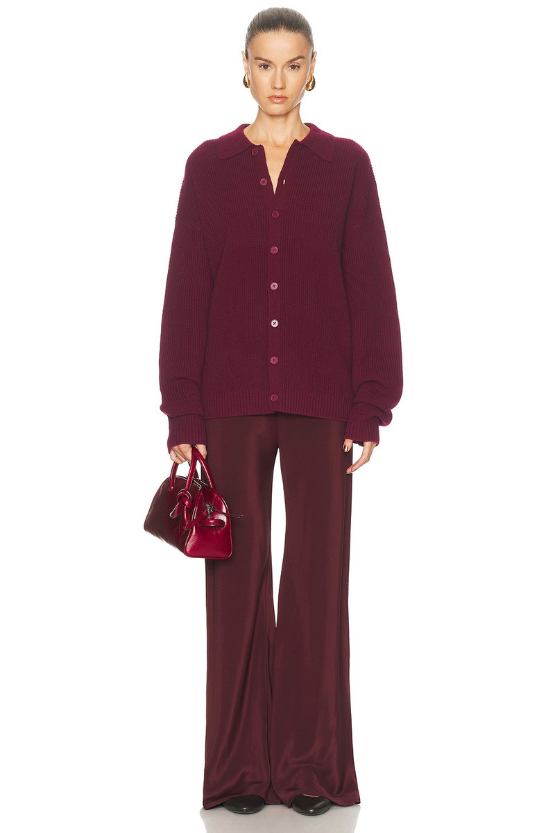 AYA MUSE for FWRD Relaxed Knit Button Up Sweater outlook