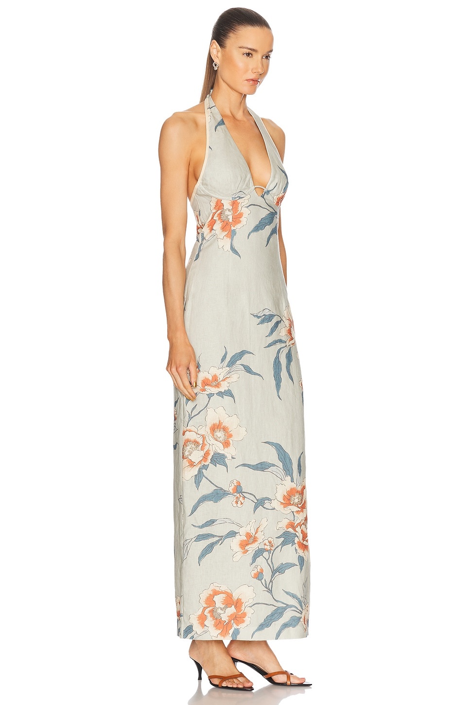 Roisin Halter Midi Dress - 2