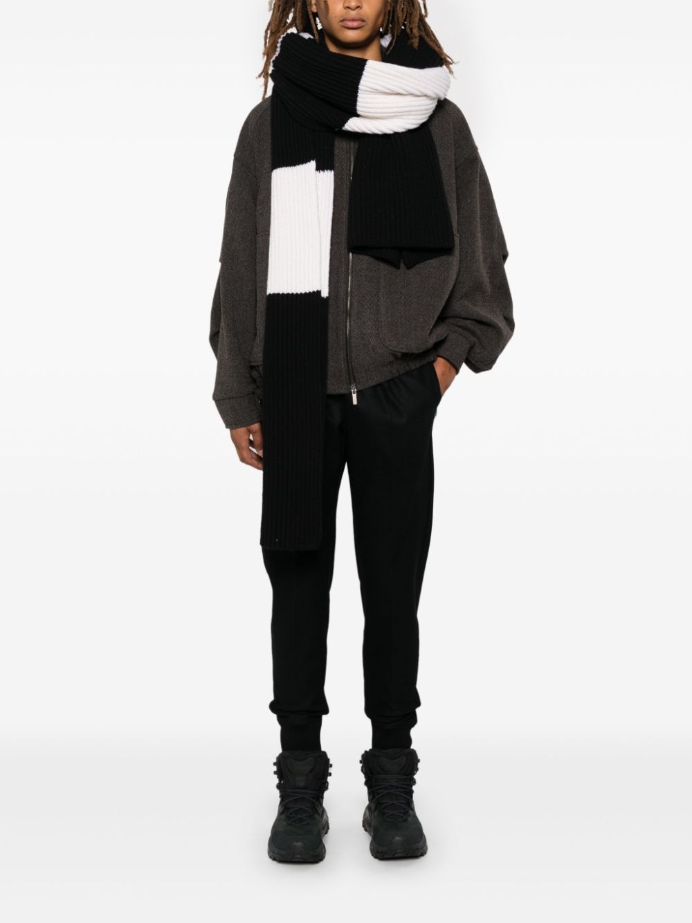 wool track pants - 2