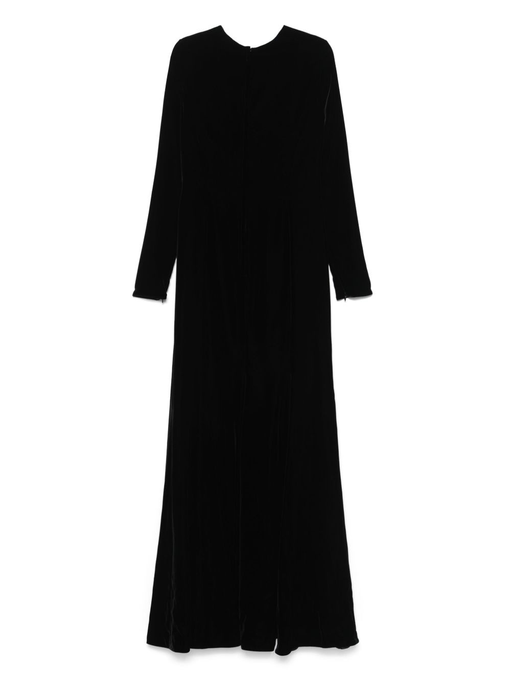 velvet maxi dress - 2