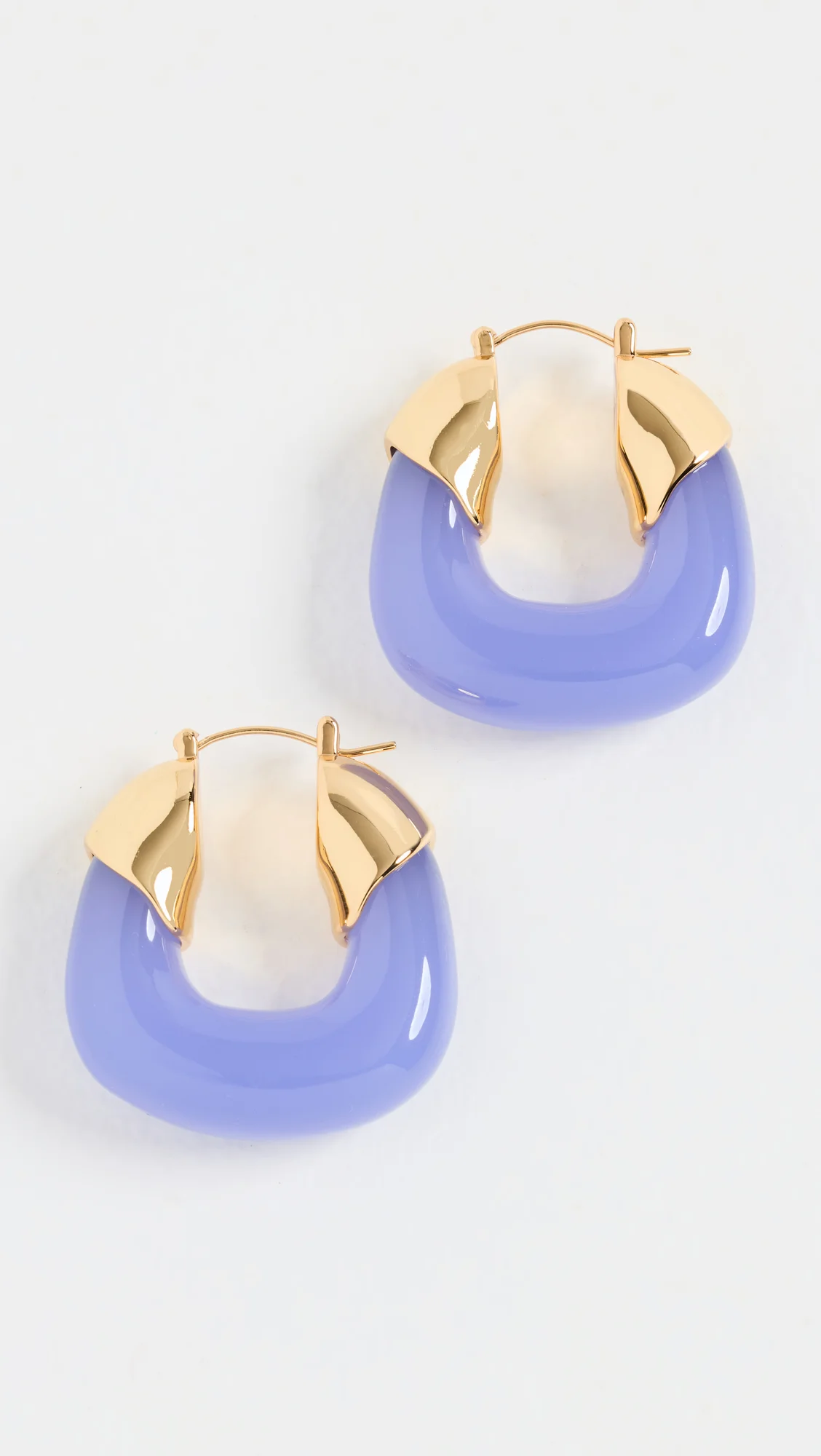 Organic Hoops In Periwinkle - 1