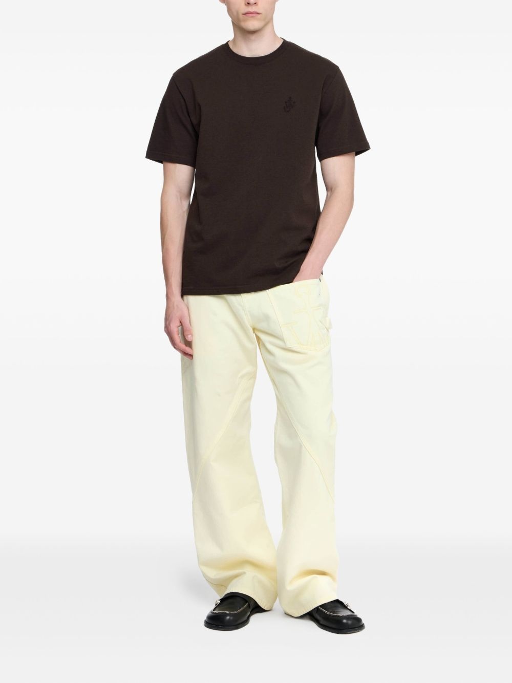 logo-embroidered T-shirt - 2