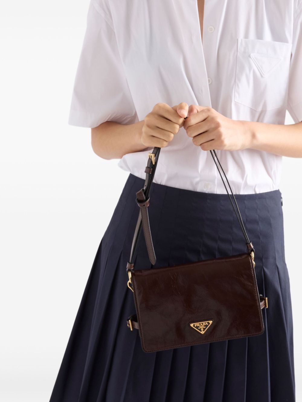 leather shoulder bag - 3