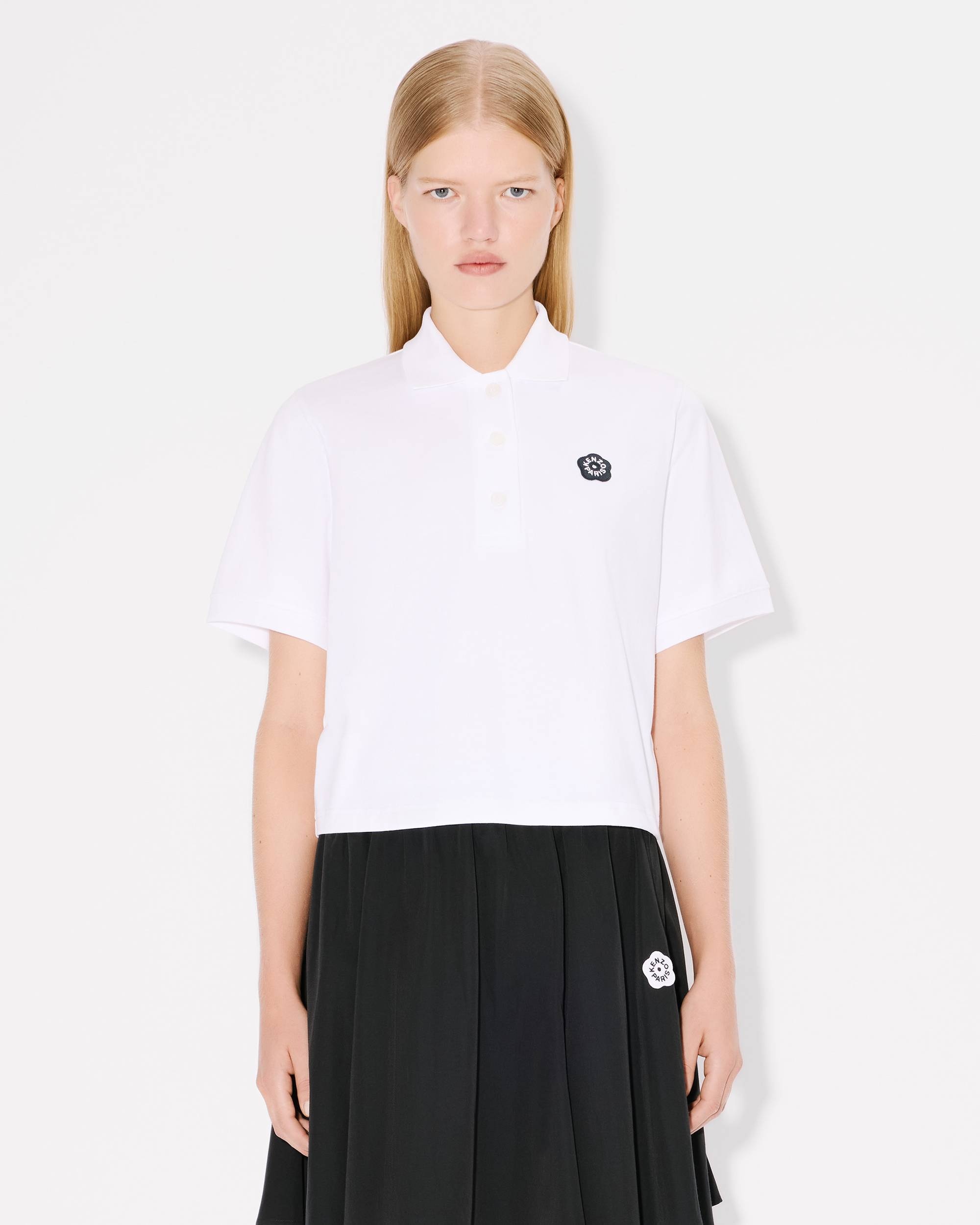 'Boke Flower 2.0' embroidered polo in cotton - 3