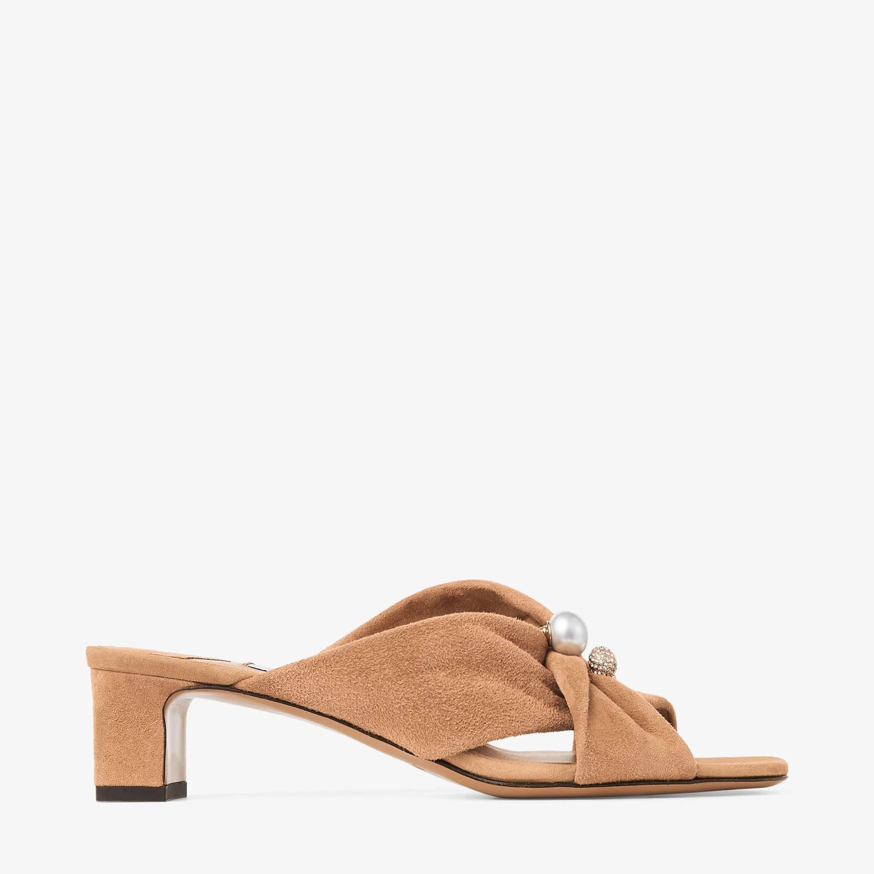 Rafi 45 Toffee Suede Sandals - 1