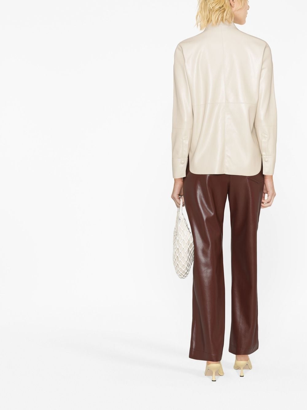 coated long-sleeve shirt - 4