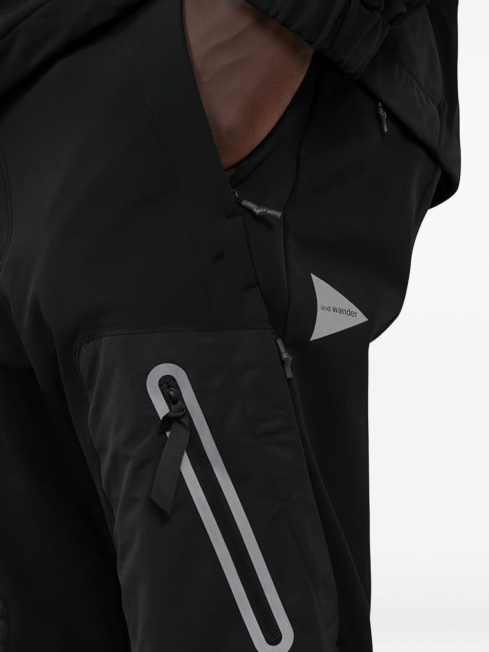 shell panel trousers - 4