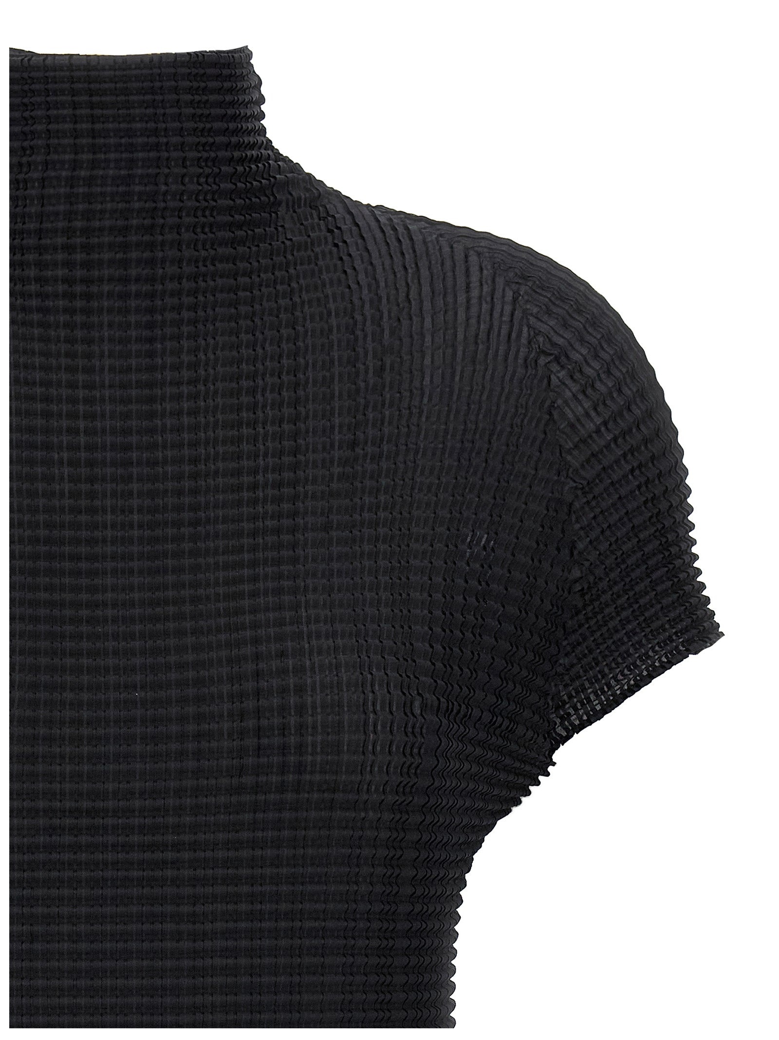 Issey Miyake Women 'Wooly Pleats-56' T-Shirt - 3