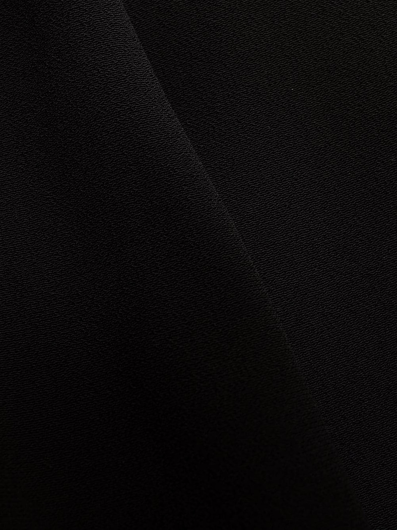 side folded crepe cropped trousers 7