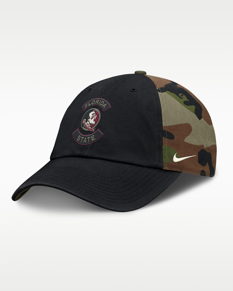 Florida State 2025 Military Appreciation Club Men's Nike College Adjustable Hat 1
