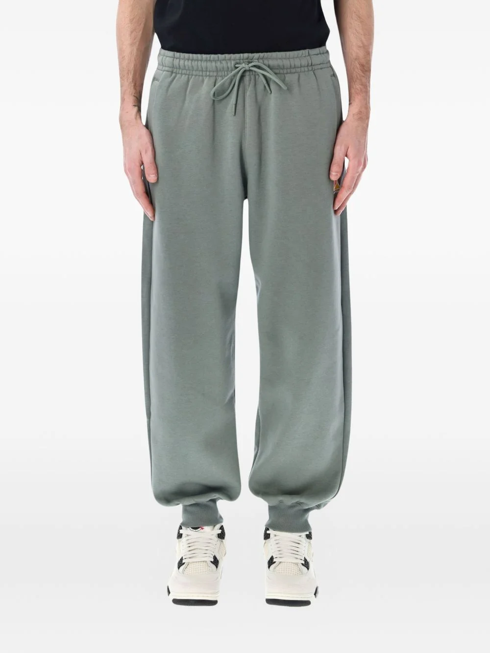 drawstring track pants - 1