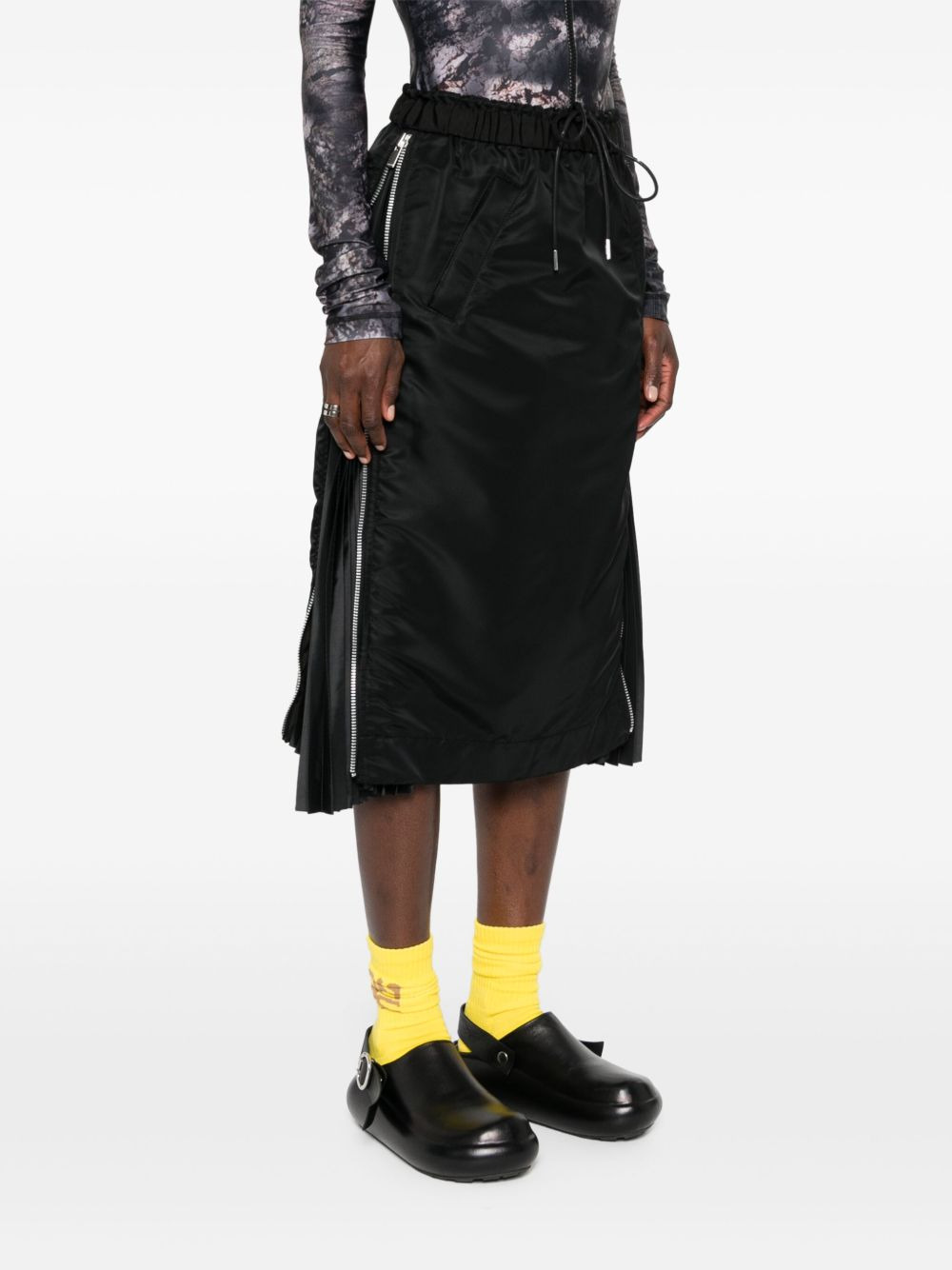 Sacai Women Twill Skirt - 4
