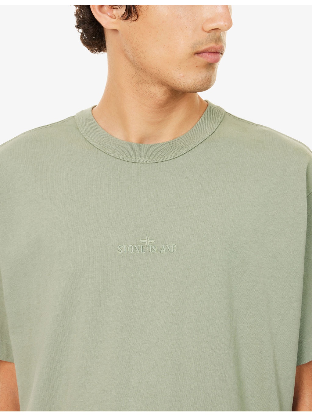 Embroidered-Logo Relaxed-Fit Cotton T-Shirt - 5