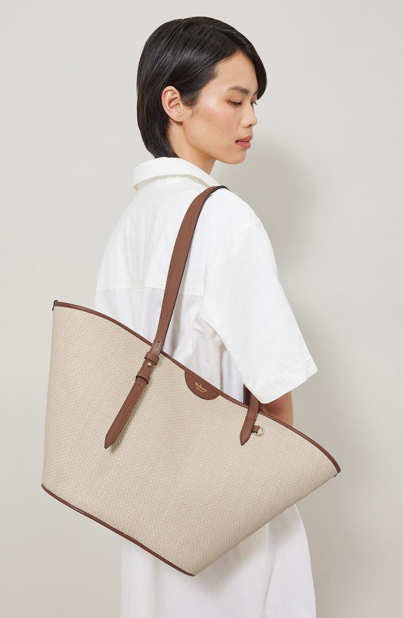 Mulberry Raffia Basket Tote in Oak at Nordstrom - 2