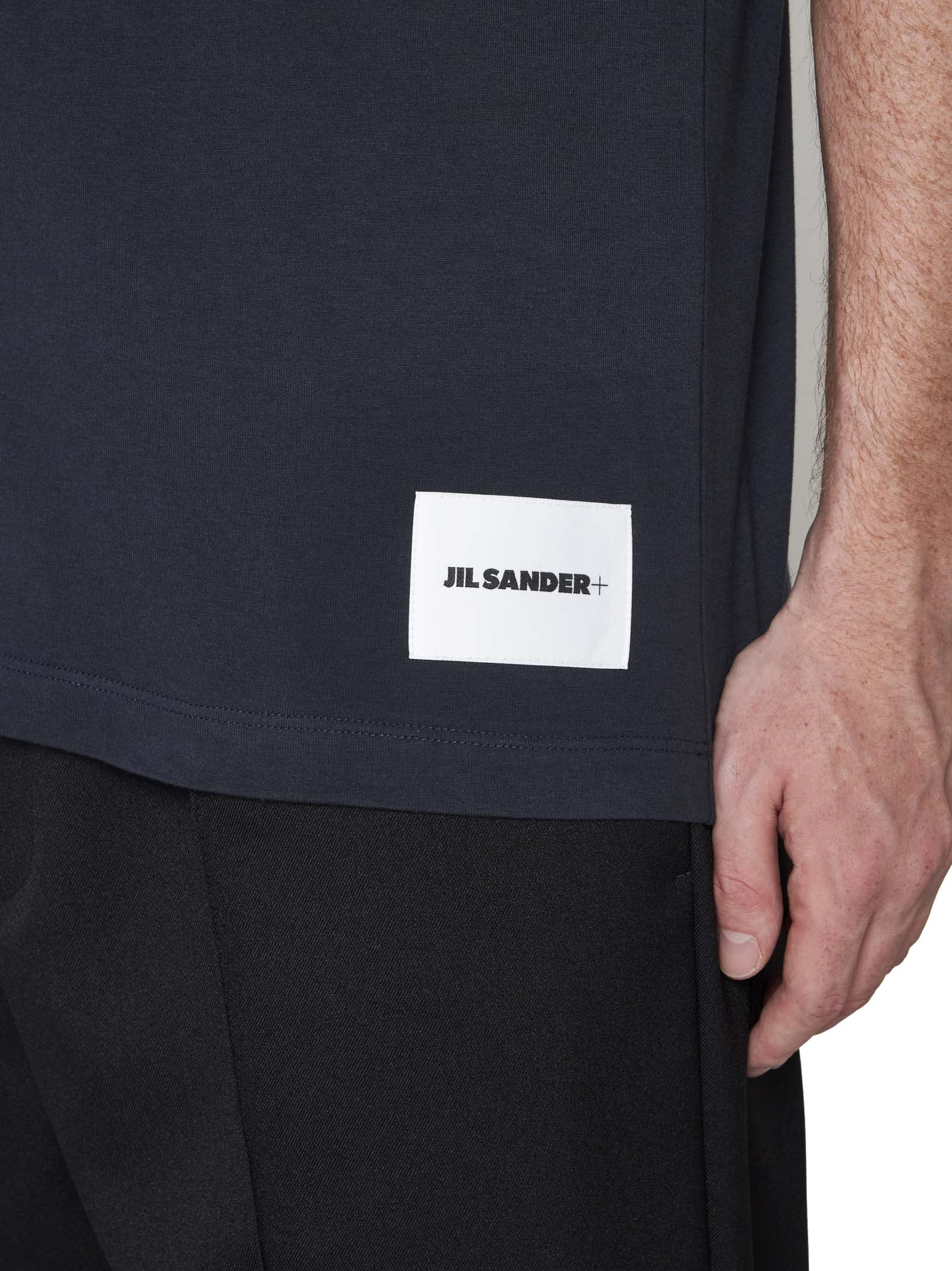 Jil Sander Men Set Of 3 Cotton Jersey T-Shirts - 5