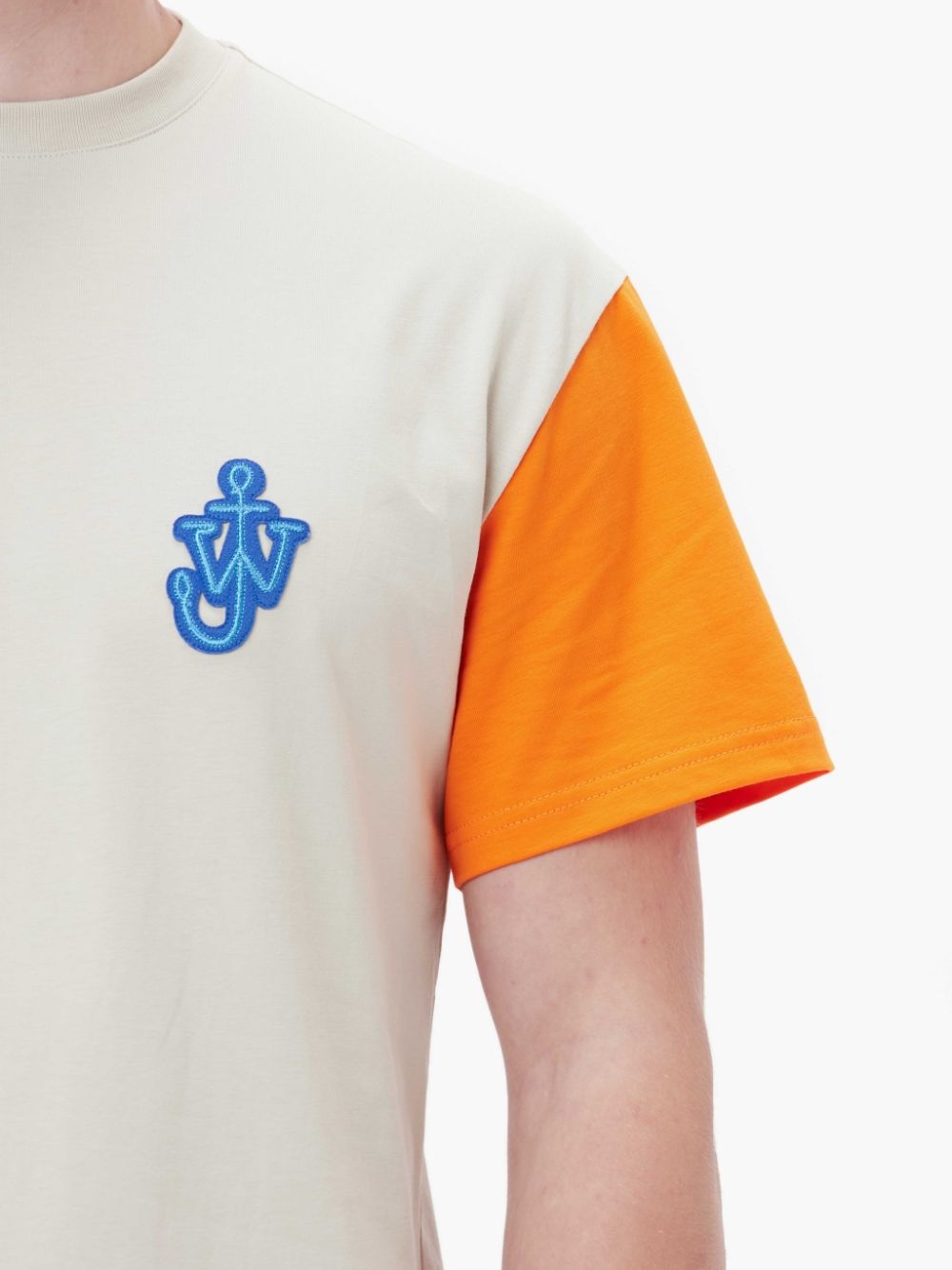 ANCHOR PATCH CONTRAST SLEEVE T-SHIRT - 5