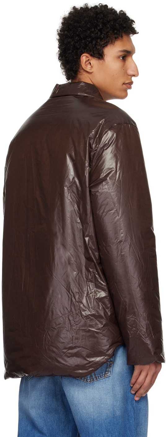 SSENSE Exclusive Brown Down Jacket - 3
