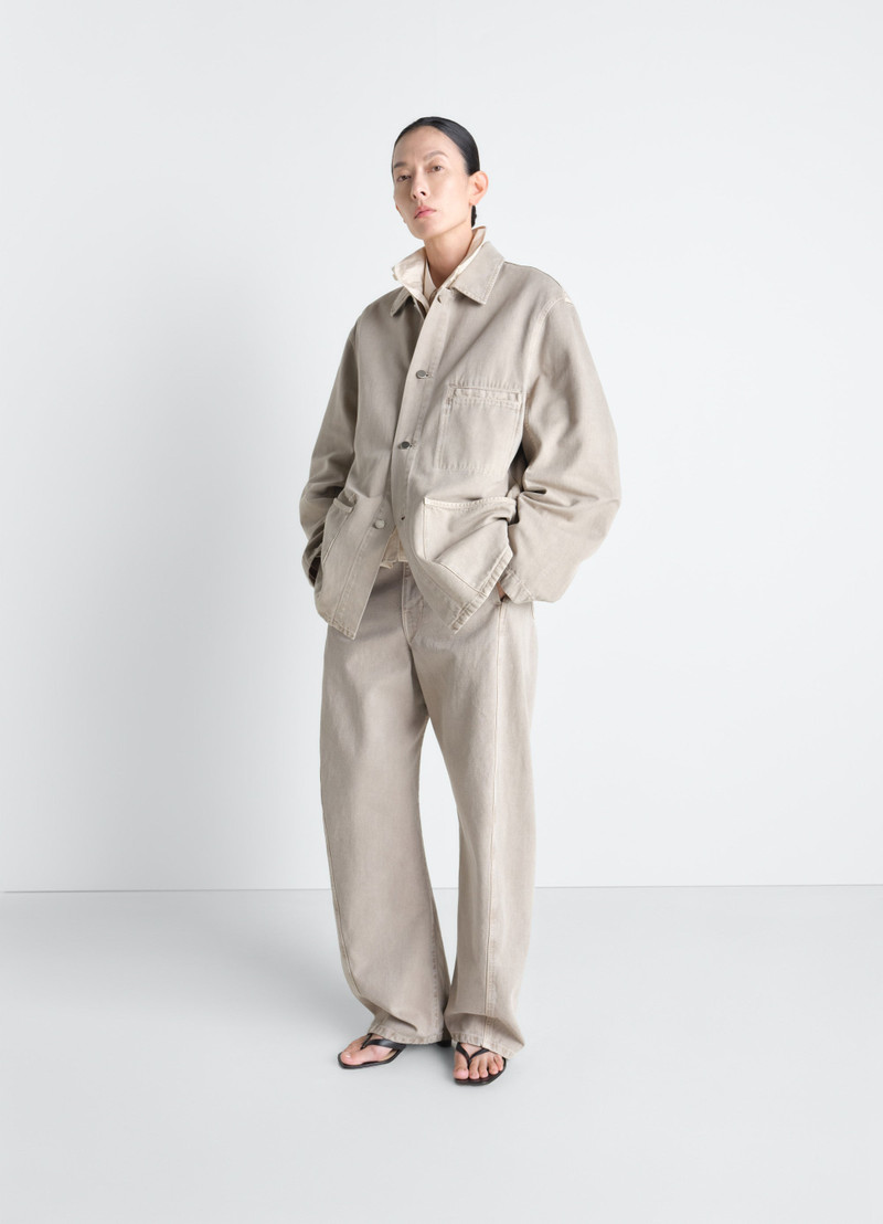 UTILITY OVERSHIRT IN SNOW BROKEN TWILL 3