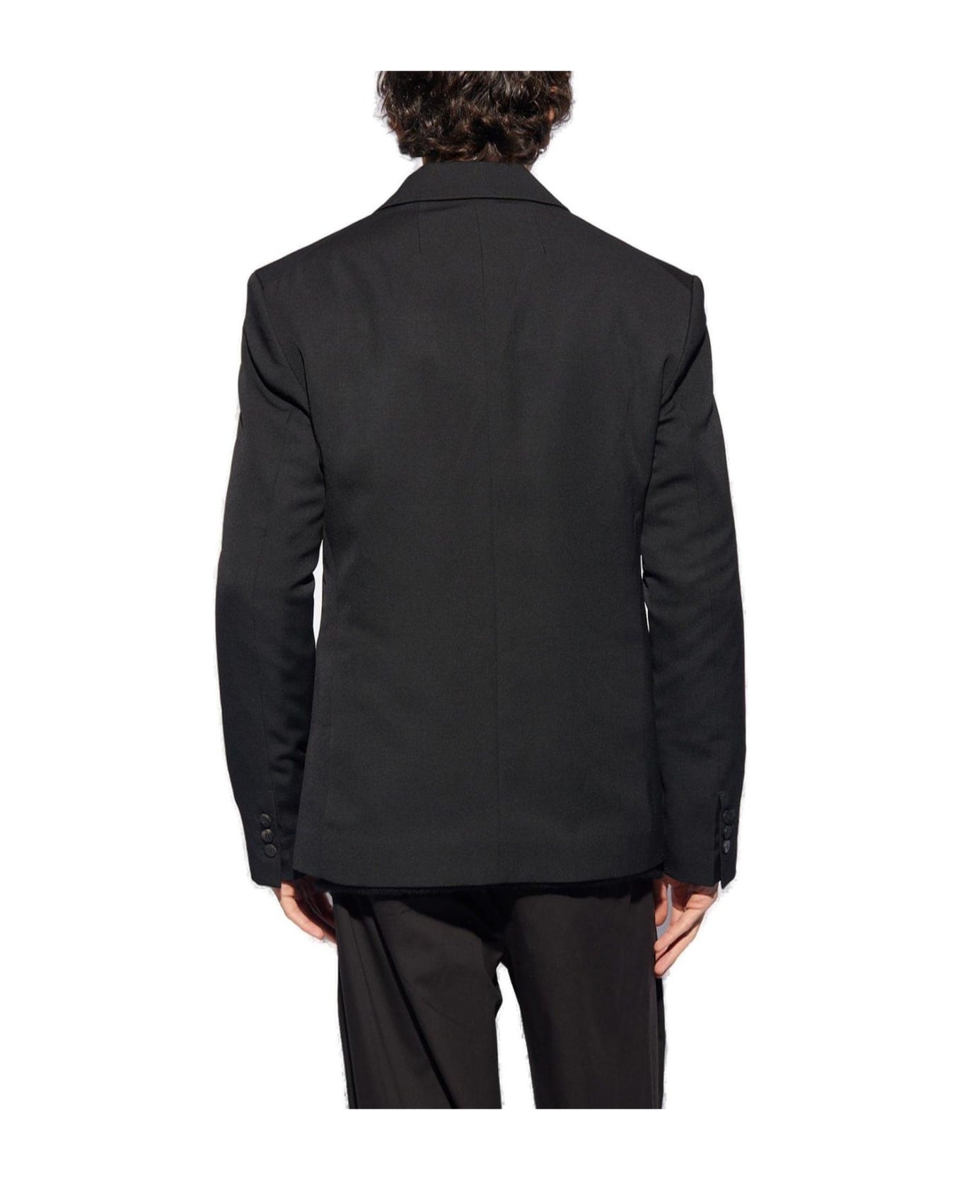 Single Breasted Sleeved Blazer - 3