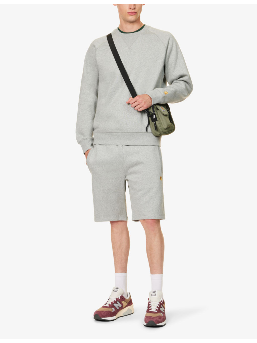 Chase brand-embroidered cotton-blend sweatshirt - 2